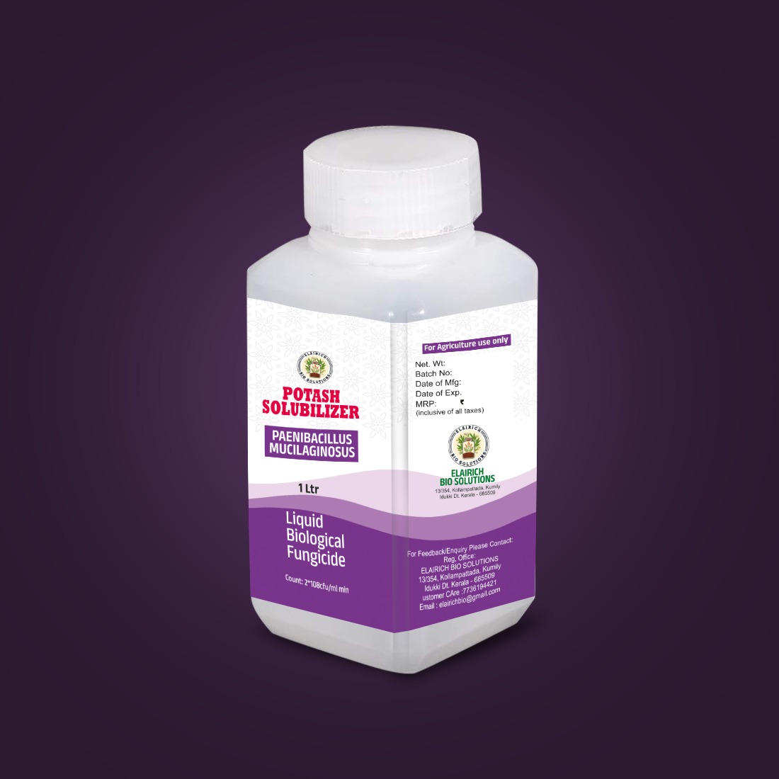 Potash Solubilizer bottle