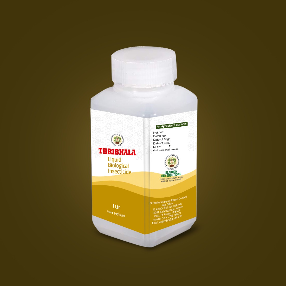 Thribhala bottle